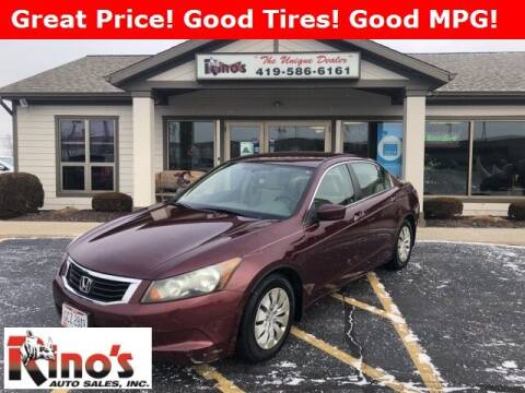 2009 Honda Accord for sale at Rino's Auto Sales in Celina OH