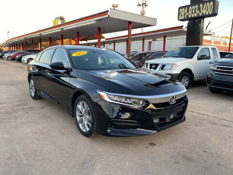 2018 Honda Accord for sale at Auto Selection of Houston in Houston TX