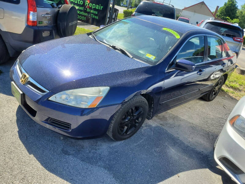 2007 Honda Accord for sale at Southern Vermont Auto in Bennington VT