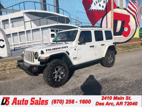 2021 Jeep Wrangler Unlimited for sale at D3 Auto Sales in Des Arc AR