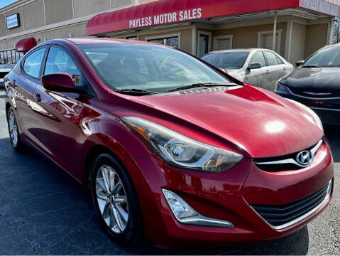2016 Hyundai Elantra for sale at Payless Motor Sales LLC in Burlington NC