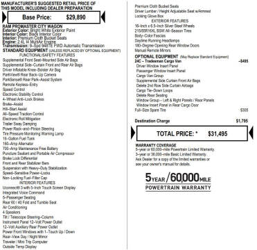2022 RAM ProMaster City