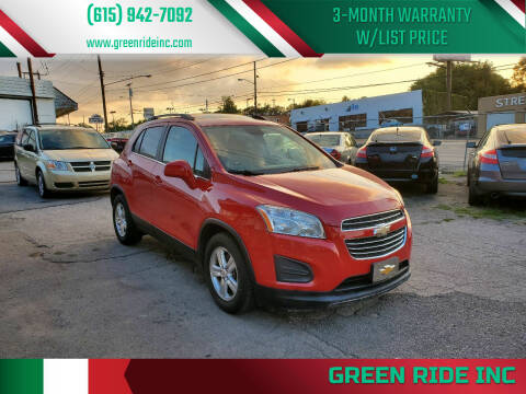 2015 Chevrolet Trax for sale at Green Ride Inc in Nashville TN