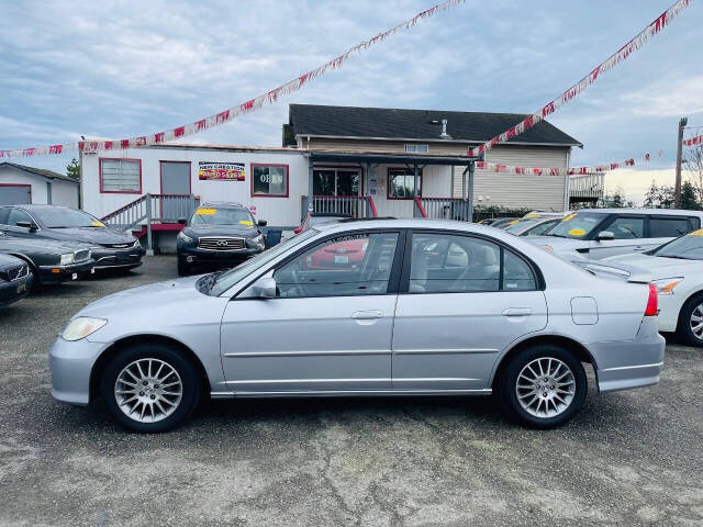 2005 Honda Civic for sale at New Creation Auto Sales in Everett, WA