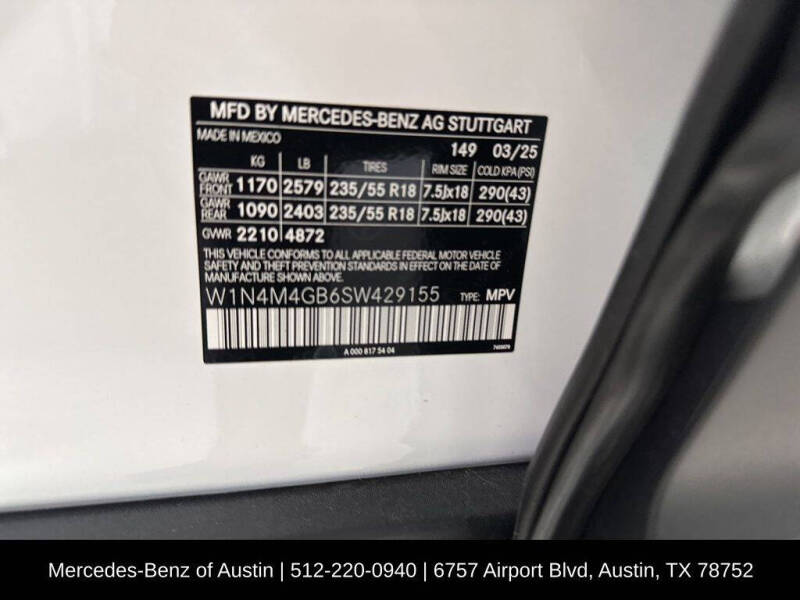 2025 Mercedes-Benz GLB GLB 250