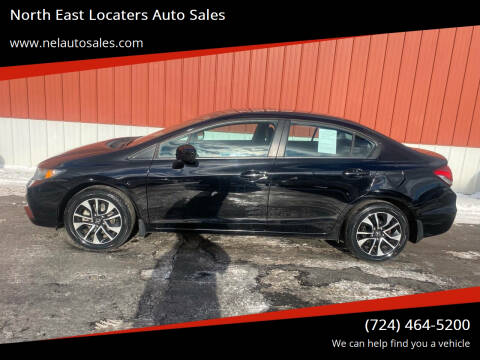 2015 Honda Civic for sale at North East Locaters Auto Sales in Indiana PA