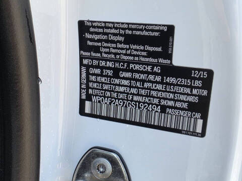 2016 Porsche 911 GT3 RS