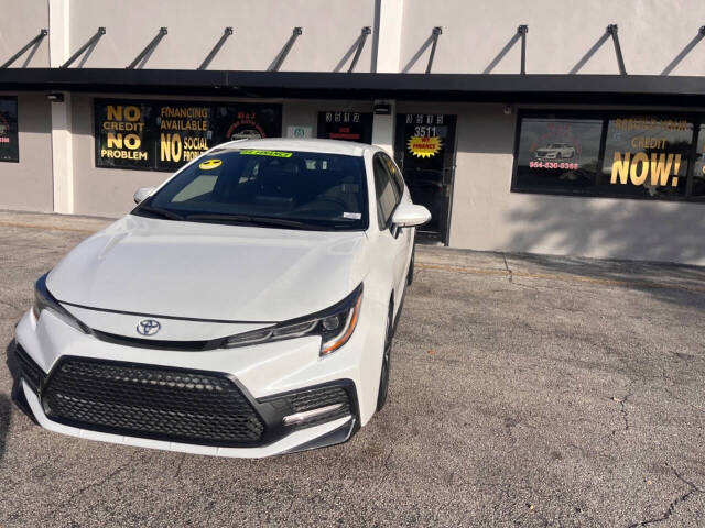 2022 Toyota Corolla for sale at M & J UNITED AUTO SALES in LAUDERDALE LAKES, FL