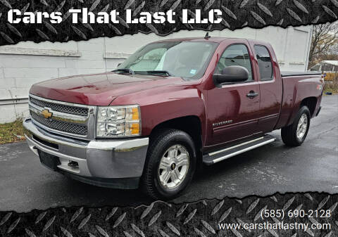 2013 Chevrolet Silverado 1500 for sale at Cars That Last LLC in Webster NY