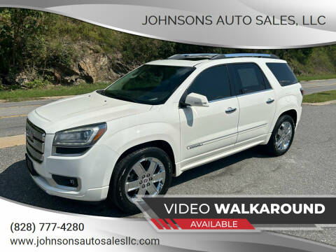 2013 GMC Acadia for sale at Johnsons Auto Sales, LLC in Marshall NC