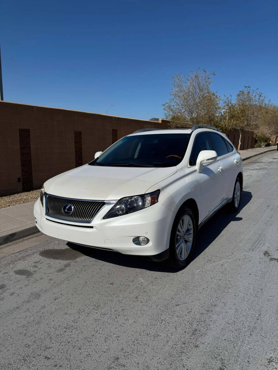 White 2012 Lexus RX 450h Base AWD 4dr SUV 1