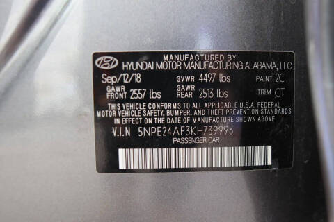 2019 Hyundai Sonata SE