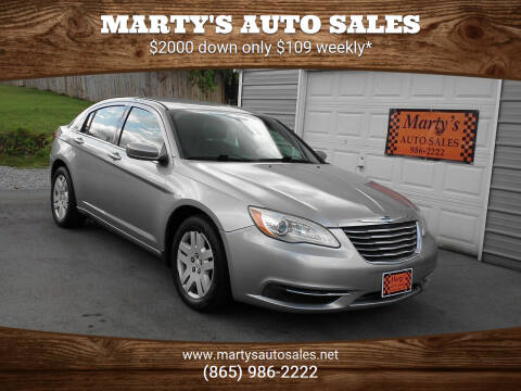 2014 Chrysler 200 for sale at Marty's Auto Sales in Lenoir City TN