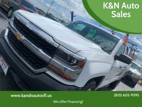 2018 Chevrolet Silverado 1500 for sale at K&N AUTO SALES in Tampa FL