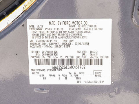 2021 Ford EcoSport SE