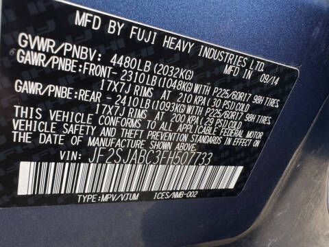 2015 Subaru Forester 2.5i