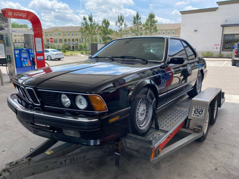 1988 BMW 6 Series for sale at American Classics Autotrader LLC in Pompano Beach FL