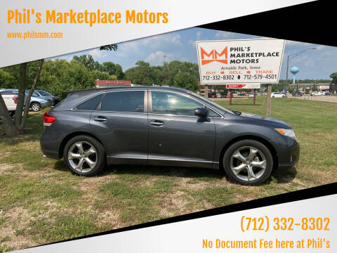 2011 Toyota Venza for sale at Phil's Marketplace Motors in Arnolds Park IA