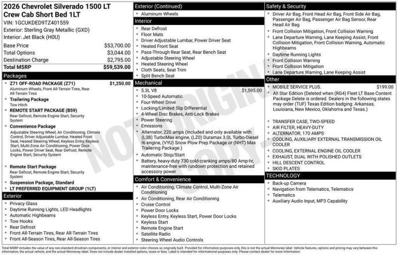 2026 Chevrolet Silverado 1500