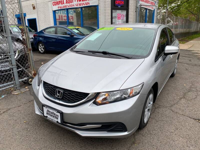 2014 Honda Civic for sale at DEALS ON WHEELS in Newark NJ