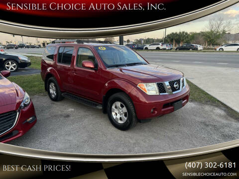 2005 Nissan Pathfinder for sale at Sensible Choice Auto Sales, Inc. in Longwood FL