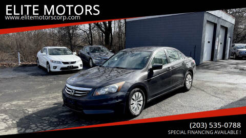 2012 Honda Accord for sale at ELITE MOTORS in West Haven CT
