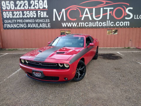 2015 Dodge Challenger for sale at MC Autos LLC in Pharr TX