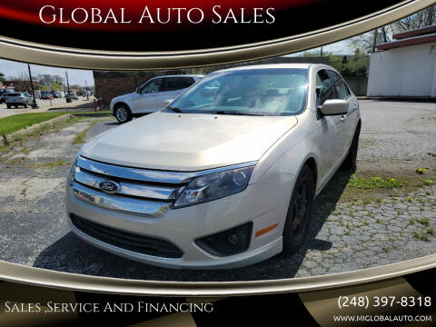 2010 Ford Fusion for sale at Global Auto Sales in Hazel Park MI