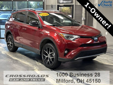 2018 Toyota RAV4 Hybrid for sale at Crossroads Car & Truck in Milford OH