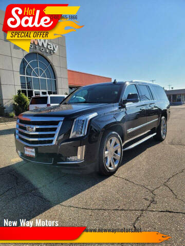 2018 Cadillac Escalade ESV for sale at New Way Motors in Ferndale MI