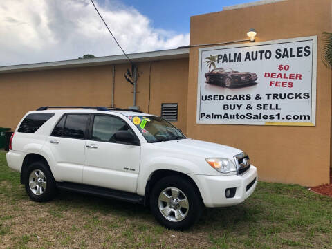 2007 Toyota 4Runner for sale at Palm Auto Sales in West Melbourne FL