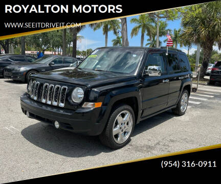 2017 Jeep Patriot for sale at ROYALTON MOTORS in Plantation FL