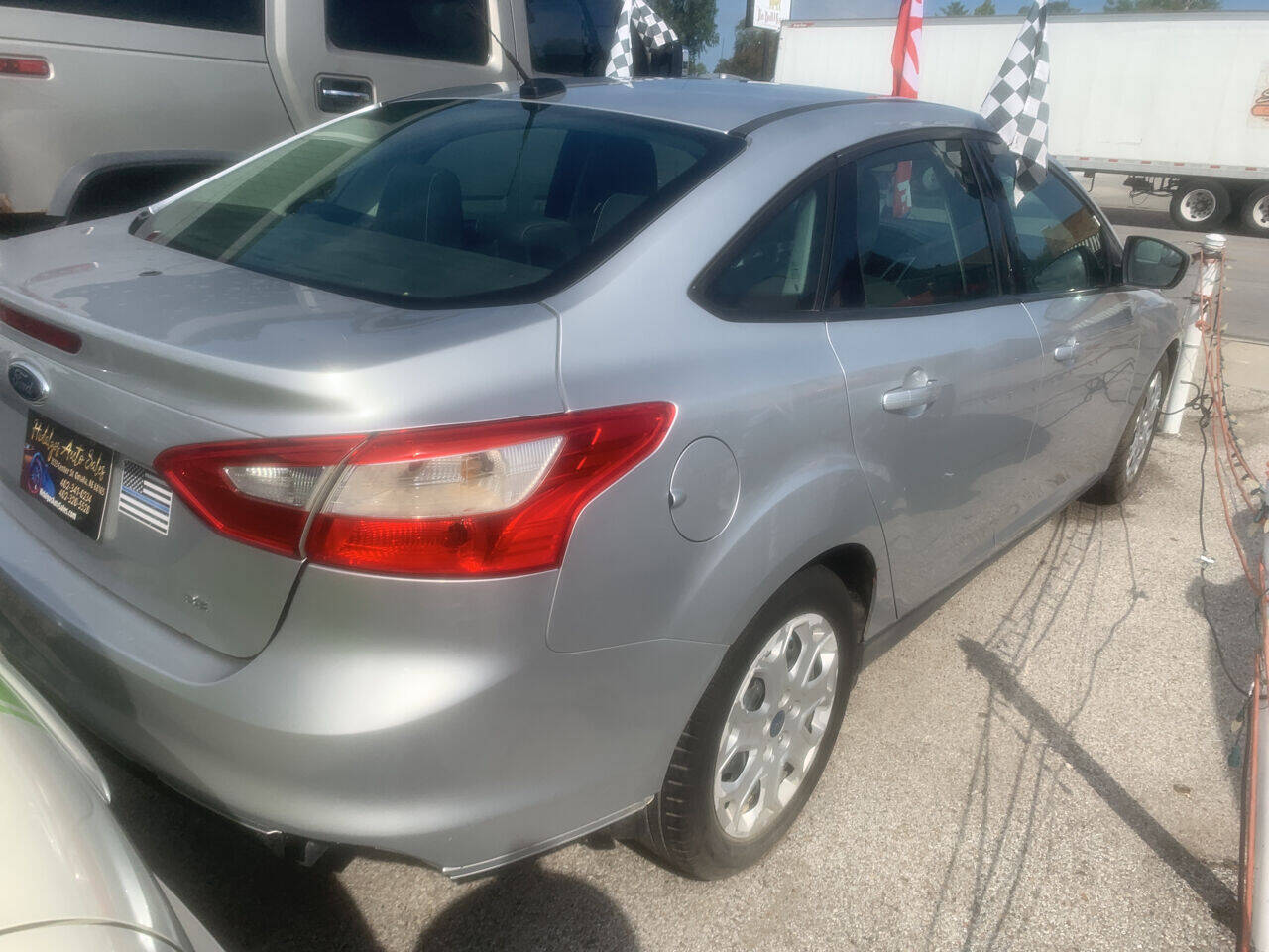 Gray 2012 Ford Focus SE SE 4dr Sedan 4