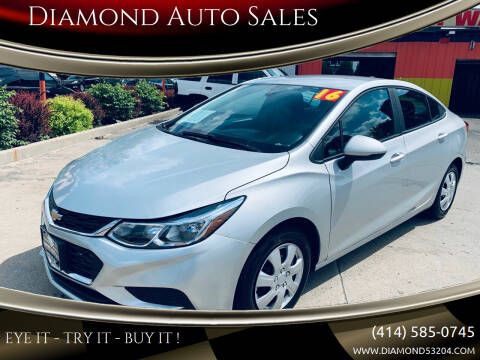 2016 Chevrolet Cruze for sale at Diamond Auto Sales in Milwaukee WI