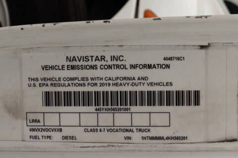 2019 International DuraStar 4300