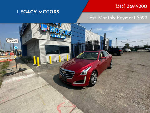 2016 Cadillac CTS for sale at Legacy Motors in Detroit MI