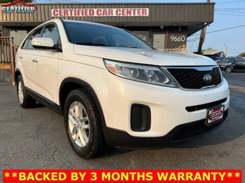2015 Kia Sorento for sale at CERTIFIED CAR CENTER in Fairfax VA