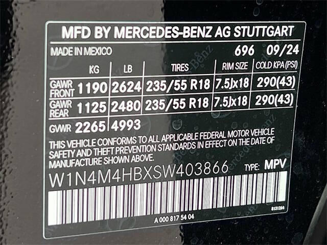 2025 Mercedes-Benz GLB GLB 250 4MATIC