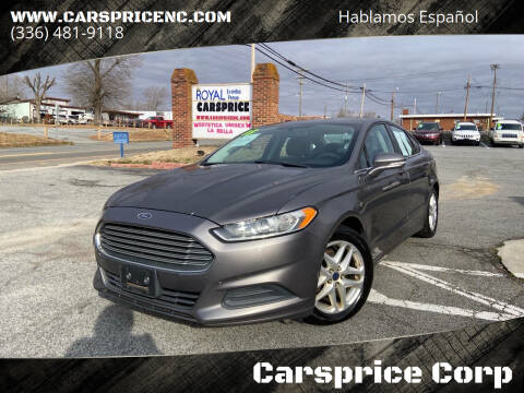 2013 Ford Fusion for sale at Carsprice Corp in Thomasville NC