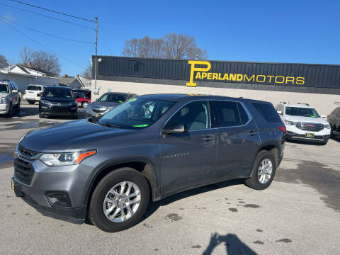 2021 Chevrolet Traverse for sale at PAPERLAND MOTORS in Green Bay WI