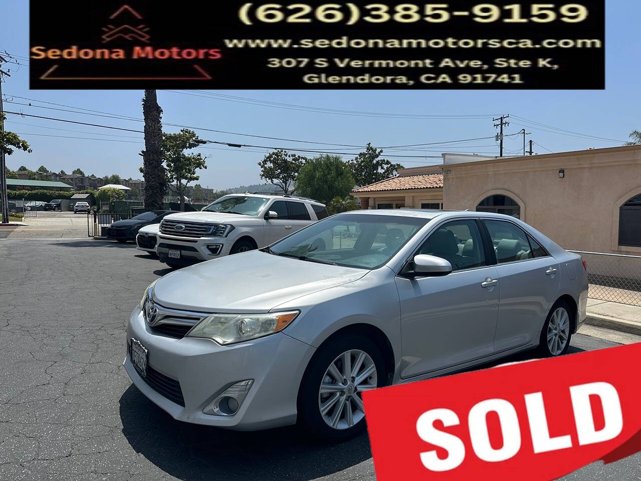 2012 Toyota Camry for sale at Sedona Motors in Glendora, CA