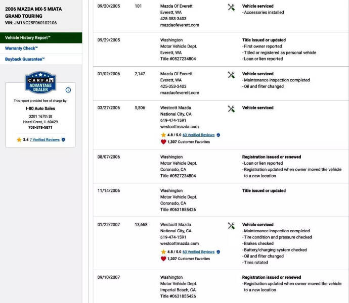 2006 Mazda MX-5 Miata