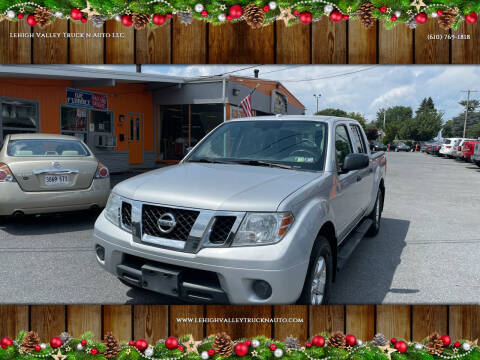 2012 Nissan Frontier for sale at Lehigh Valley Truck n Auto LLC. in Schnecksville PA