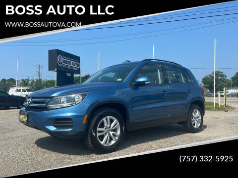 2017 Volkswagen Tiguan for sale at BOSS AUTO LLC in Norfolk VA