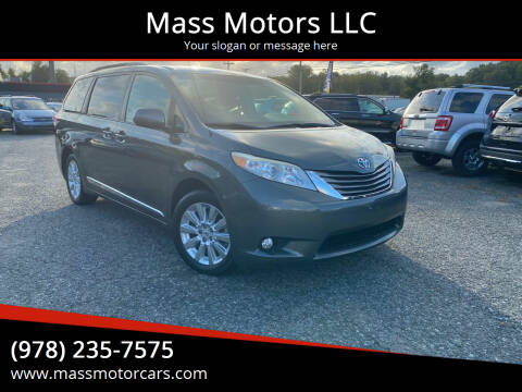 2011 Toyota Sienna for sale at Mass Motors LLC in Worcester MA