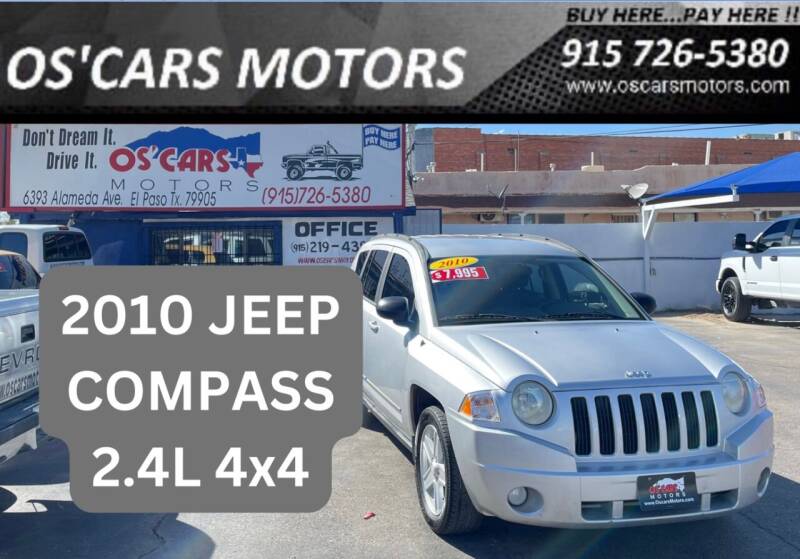 2010 Jeep Compass for sale at Os'Cars Motors in El Paso TX