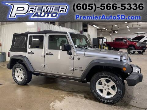 2017 Jeep Wrangler Unlimited for sale at Premier Auto in Sioux Falls SD