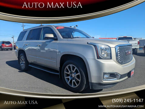 2016 GMC Yukon for sale at Auto Max USA in Yakima WA