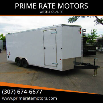 2024 CHARMAC 8FT X 20FT CARGO TRAILER for sale at PRIME RATE MOTORS in Sheridan WY