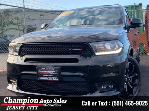 2020 Dodge Durango for sale at CHAMPION AUTO SALES OF JERSEY CITY in Jersey City NJ